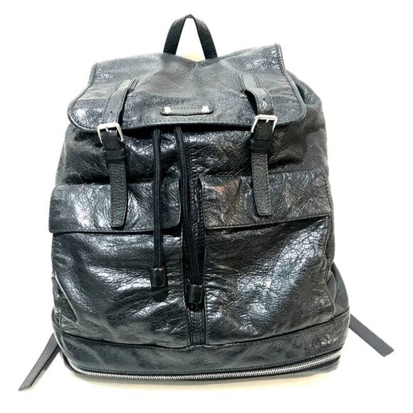 Balenciaga Backpack Sheepskin Black main image 5